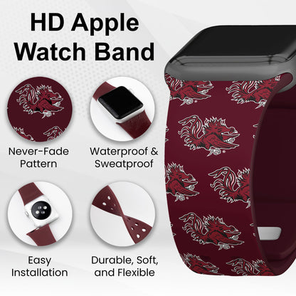 South Carolina Gamecocks HD Apple Watch Band