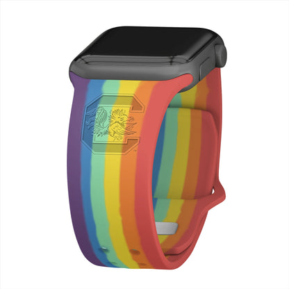 South Carolina Gamecocks Engraved Apple Watch Band