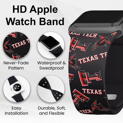 Texas Tech Red Raiders HD Apple Watch Band