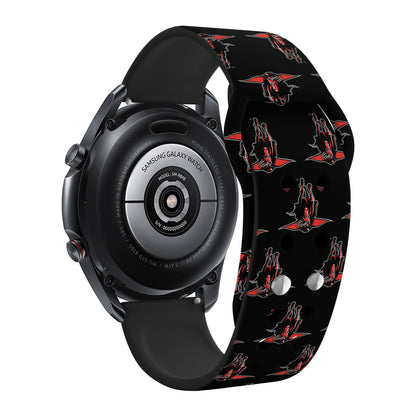 Texas Tech Red Raiders HD Watchband for Samsung, Garmin, Fossil, and More for Samsung, Garmin, Fossil, and More