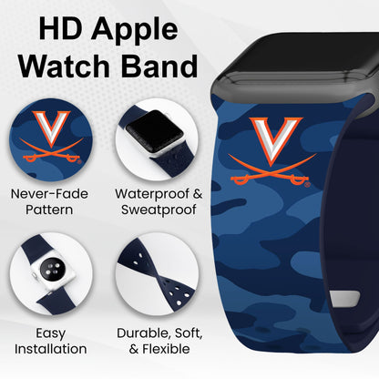 Virginia Cavaliers HD Apple Watch Band