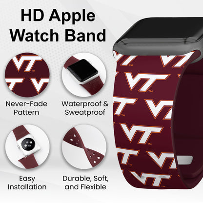 Virginia Tech Hokies HD Apple Watch Band
