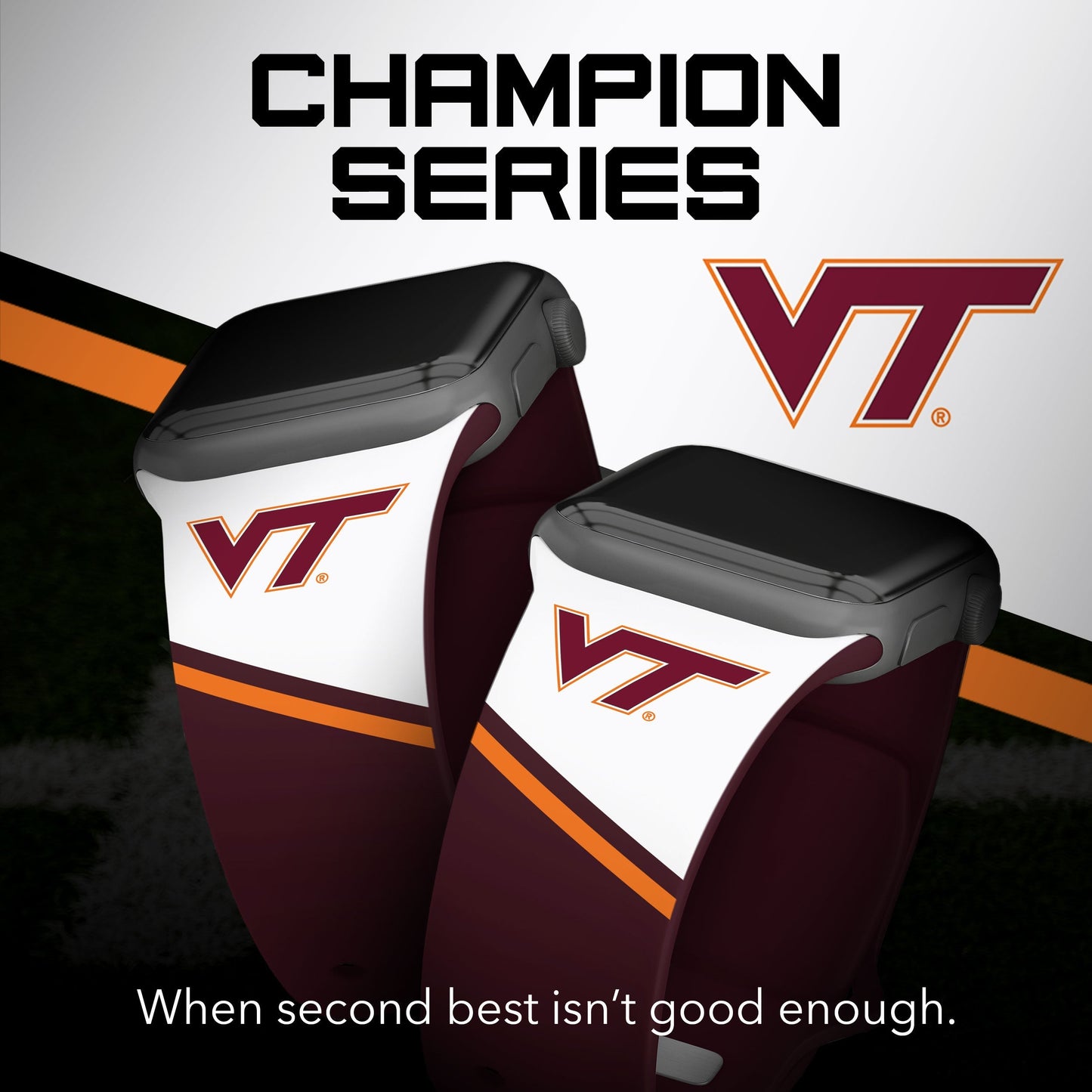 Virginia Tech Hokies HD Apple Watch Band