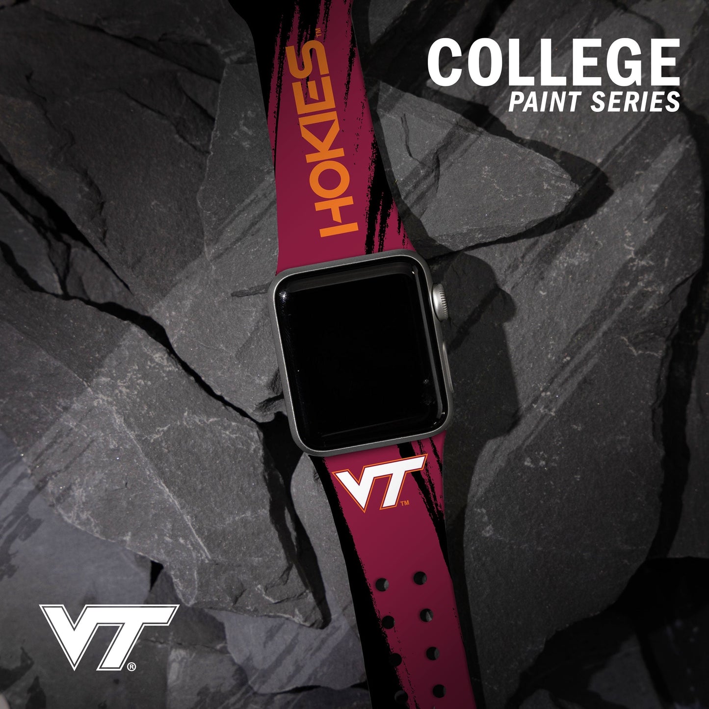 Virginia Tech Hokies HD Apple Watch Band