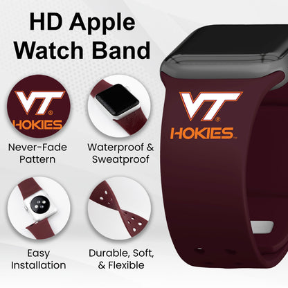 Virginia Tech Hokies HD Apple Watch Band