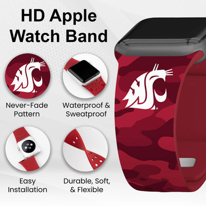Washington State Cougars HD Apple Watch Band
