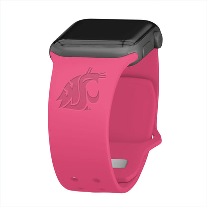 Washington State Cougars Engraved Apple Watch Band