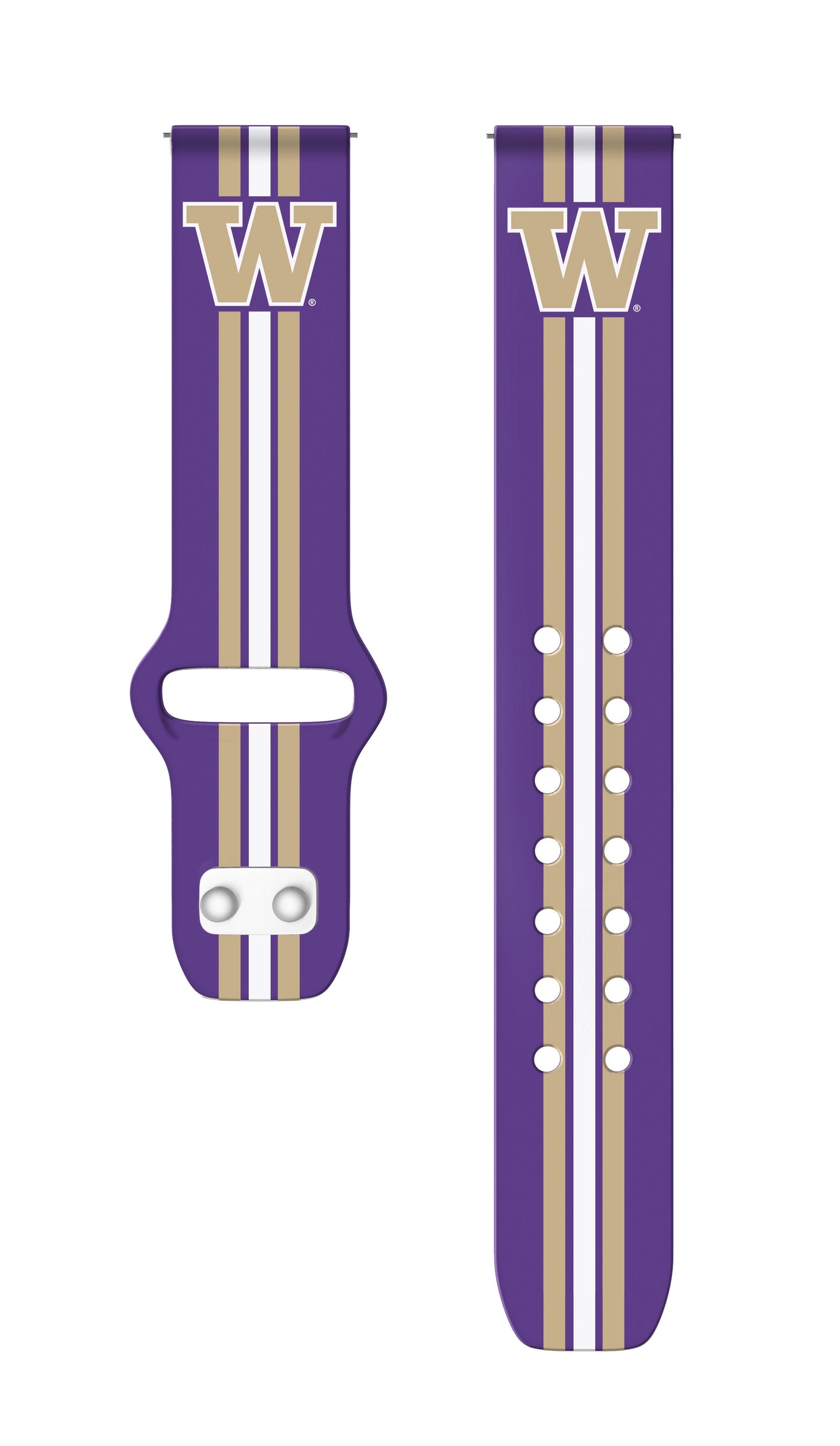 Washington Huskies HD Watchband for Samsung, Garmin, Fossil, and More for Samsung, Garmin, Fossil, and More