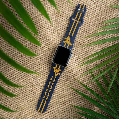 West Virginia Mountaineers HD Apple Watch Band