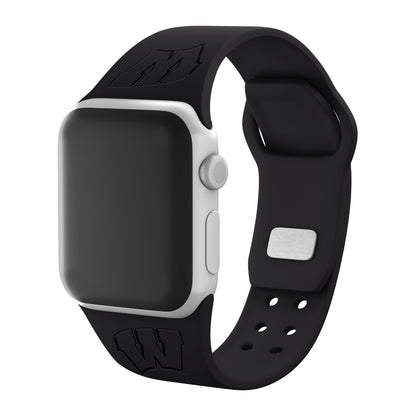 Wisconsin Badgers Engraved Apple Watch Band