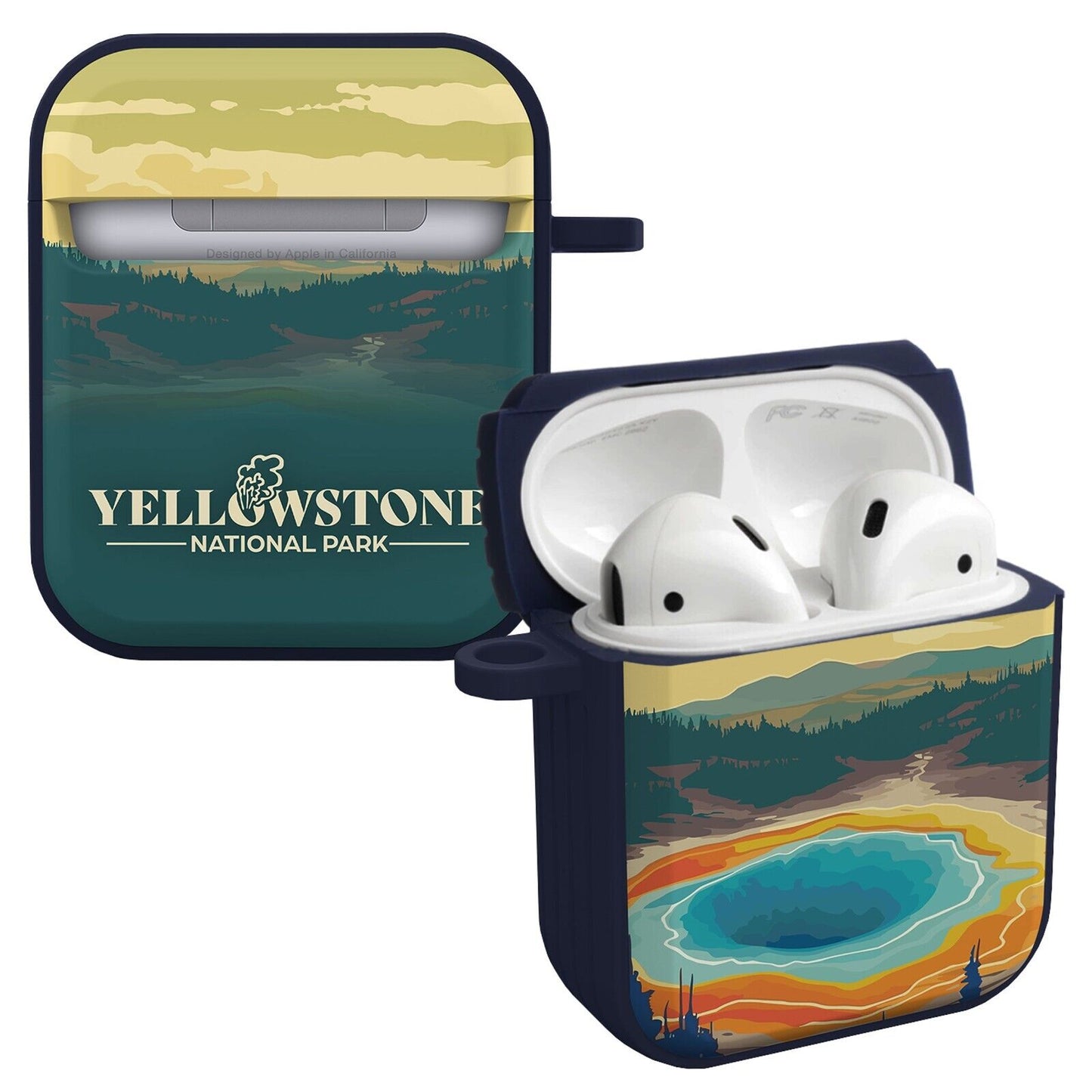 National Parks Yellowstone HDX Apple Airpods Gen 1 & 2 Case Cover