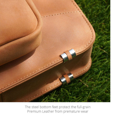 Premium Leather Briefcase Backpack