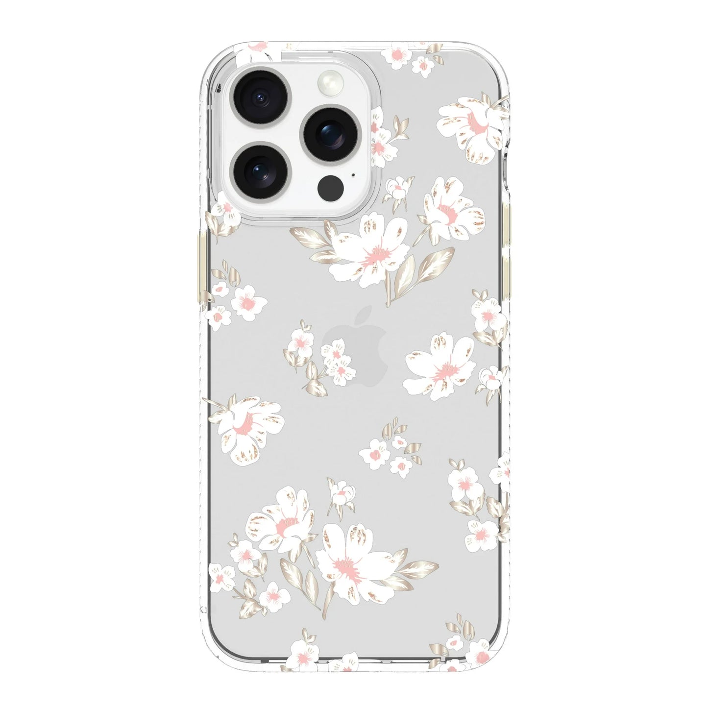 Phone Case for iPhone 15 Pro Max - White Magnolia Floral
