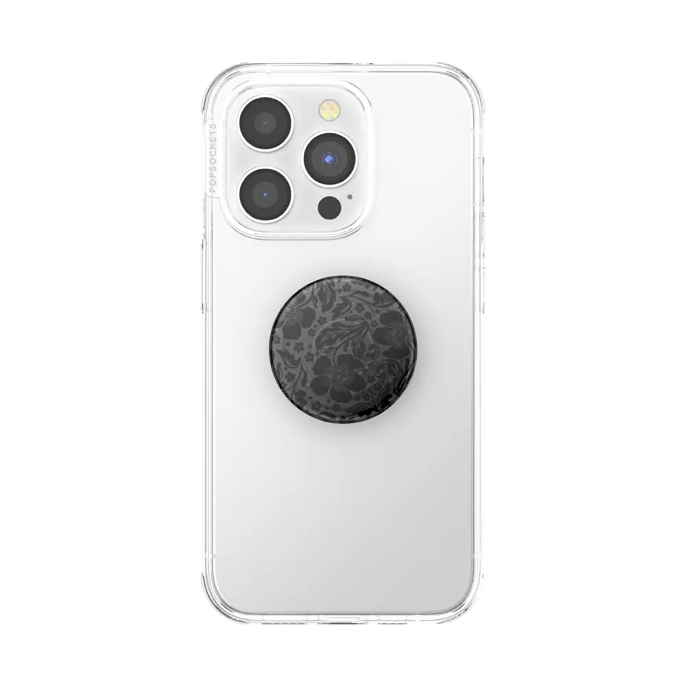PopSockets Plant-Based Phone Grip - Black Lace