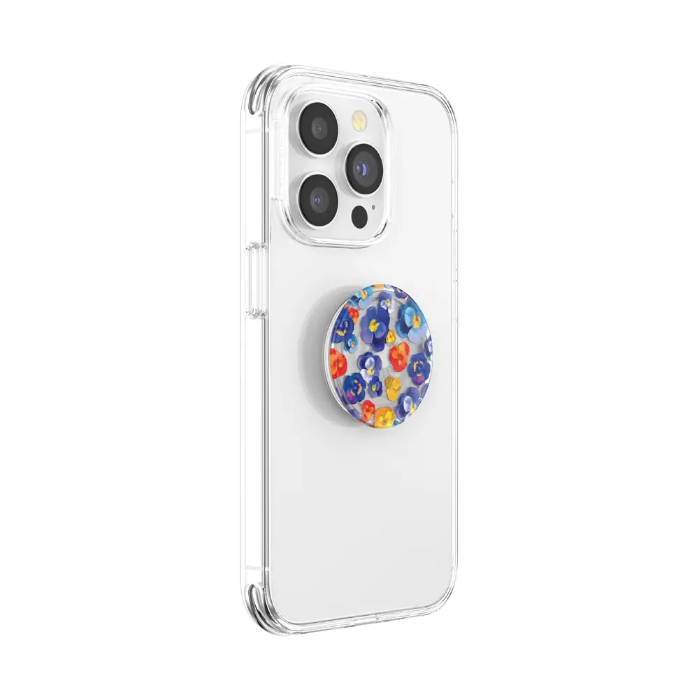 PopSockets Plant-Based Phone Grip - Pansy Raid