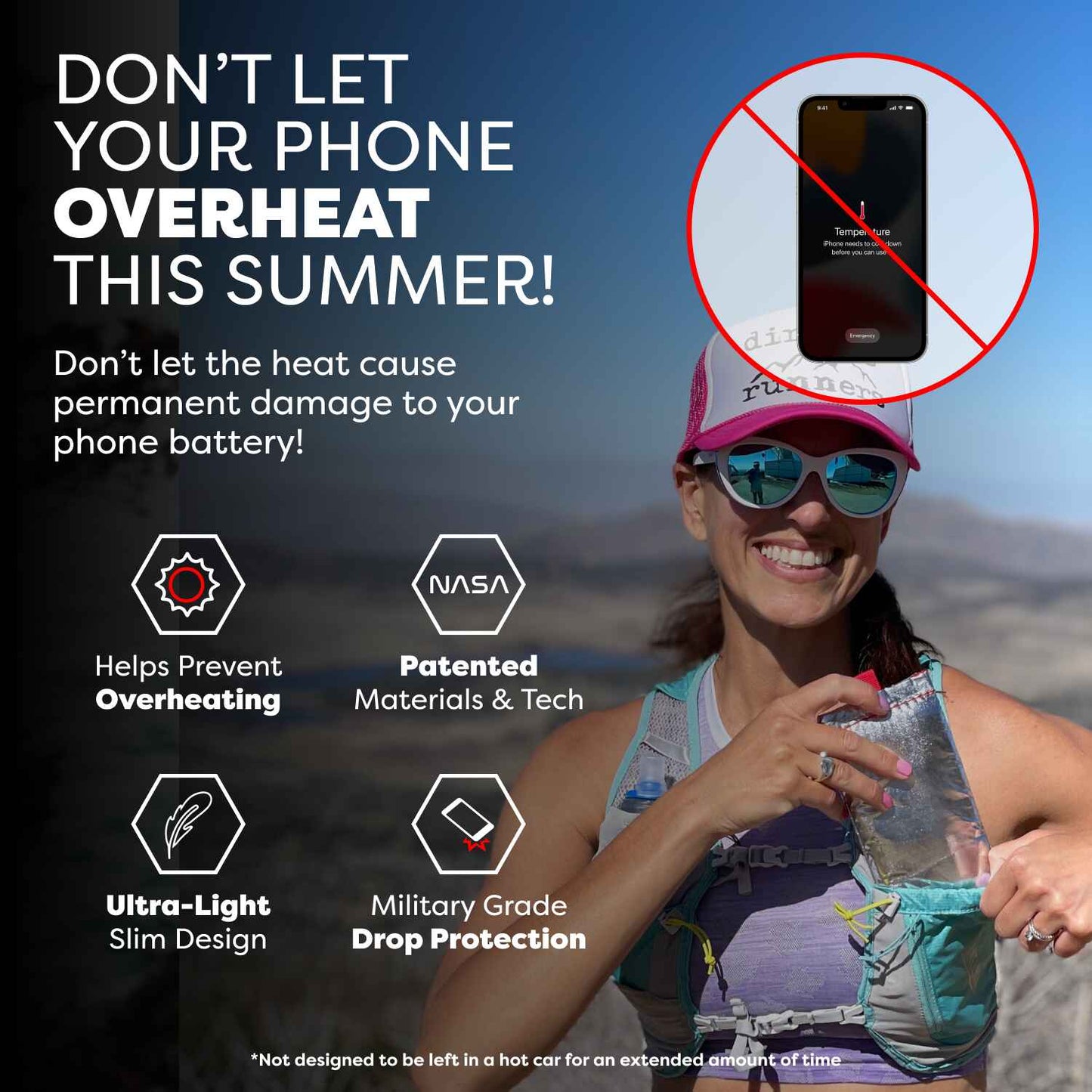 Apollo Series Thermal Phone Case - Extends Battery Life 3X