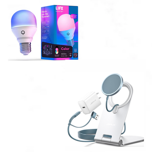 SleepSpace Phone Charger + LIFX Bulb + 1-Year SleepSpace Subscription